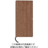 えいむ 木製合板メニューブック ウォルナット WBー905 63-7212-60 1個（直送品）