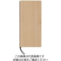 えいむ 木製合板メニューブック タモ WBー905 63-7212-61 1個（直送品）