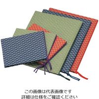 えいむ 布地 花柄 メニューブック 華ー101 大 緑 63-7212-81 1個（直送品）