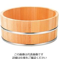 アズワン さわら 風呂桶 ステンタガ 6-481-8 Φ230×115 1個 63-7218-65（直送品）