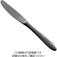 アズワン ステン シーク 黒酸化発色 クリスタル デザートナイフ（共柄）鋸刃 1個 63-7238-16（直送品）