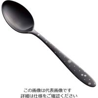 アズワン ステン シーク 黒酸化発色 クリスタル ティースプーン 63-7238-19 1個（直送品）