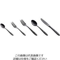 トーダイ ステン シーク 黒酸化発色 クリスタル ブイヨンスプーン 63-7238-24 1個（直送品）