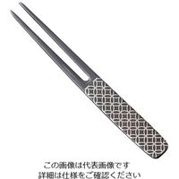 トーダイ 18ー8 黒酸化発色 ピックフォーク かんざし 七宝 63-7238-25 1個（直送品）