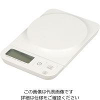パール金属 シンプルミー デジタルキッチンスケール 2.0kg用 ホワイト D-18 1個 63-7316-76（直送品）