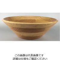 丸十 サラダボウル ナチュラル φ22.8×8.3cm V-037 1個 64-2536-04（直送品）