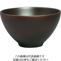 丸十 なごみカフェボウル ダークブラウン TL1-3C 1個 64-2536-14（直送品）