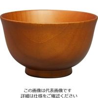 丸十 なごみモダンボウル ライトブラウン TL10-12B 1個 64-2536-18（直送品）