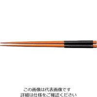 丸十 糸巻き取り箸 黒 27cm 02YZ56-2B 1個 64-2538-15（直送品）