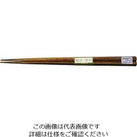 丸十 五角木箸 柿 22.5 YZ112-5 1個 64-2537-34（直送品）