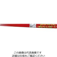 丸十 塗箸 南天 赤 22.5 11J315R 1個 64-2537-94（直送品）