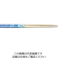 丸十 白竹箸 桜 ブルー 22.5 J227SA-B 1個 64-2538-01（直送品）