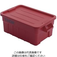 Trust ラージボックス(フタ付) レッド 3011 1個 64-4184-88（直送品）