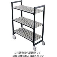 遠藤商事 TR 540型移動式シェルビング3段 610×H1580 64-4195-07 1個（直送品）