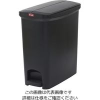 Trust ステップオンコンテナ スリム(左右開き)ブラック 1301 1個 64-4199-71（直送品）