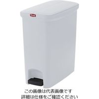 Trust ステップオンコンテナ スリム(左右開き)ホワイト 1303 1個 64-4199-82（直送品）