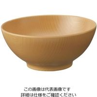 台和 ウォールナ ボール 17cm ライトブラウン 64-4205-90 1個（直送品）