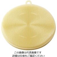 岡部洋食器製作所 シリコンたわし アイボリー 7-8802-02 1個（直送品）