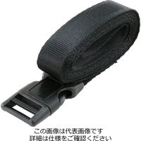 藤原産業 EーValue ワンタッチ荷締ベルト PTー252(BK) PT-252(BK) 1セット(4個)（直送品）