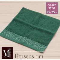 センコー M+home　ホーセンスリム　ミニ　タオル　約25×25cm　グリーン M+171007 1個（直送品）