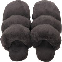 センコー SDS　ボアッパ　ボア　スリッパ　約27cm　ブラウン SDS150399 1足（直送品）