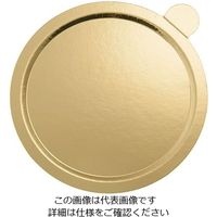 遠藤商事 デコラプレート カルトンロンド 25枚入 Jゴールド Y60 1セット(25枚) 63-5705-24（直送品）