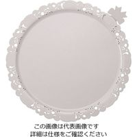 遠藤商事 デコラプレート エンジェル 25枚入 ホワイト Y60 1セット(25枚) 63-5705-12（直送品）