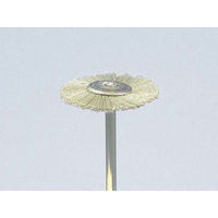 柳瀬 精密ホイールブラシ　ダイヤ砥粒入ユニロン B23HD 23X2X3X40 #400 1個（直送品）