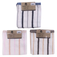 【アウトレット】オーガニックコットン ハンドタオル 1パック（6枚：各2枚）（ネイビー、アイボリー、ブラウン） 林