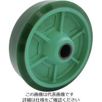 ヨドノ 樹脂製ウレタンゴム車輪(ベアリング無) PNUA100 1個 133-7649（直送品）