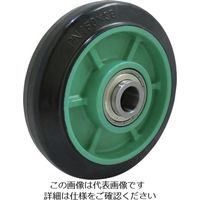 ヨドノ 樹脂製ゴム車輪(ステンレス製ベアリング入) PN130SUSB 1個 131-7181（直送品）