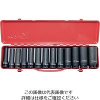 山下工業研究所 コーケン 12.7mm差込 インパクトディープソケットセット 13ヶ組 14208M 1個(1セット) 120-0856（直送品）