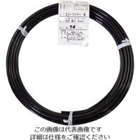 ダイドーハント カラーワイヤー 茶 #8(4.0mm) 1Kg巻 00054073 1巻 122-8333（直送品）