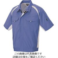 アイトス 半袖ブルゾン ロイヤルブルー S 1732-006-S 1着 145-0123（直送品）