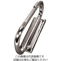 基陽 KH スチールミラー 座付カラビナ ベルト通 スリム 185 1個 126-9596（直送品）