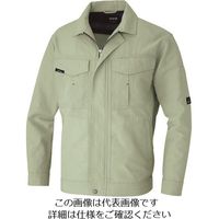 アイトス 長袖サマーブルゾン(男女兼用) アースグリーン 4L 1630-005-4L 1着 144-5374（直送品）