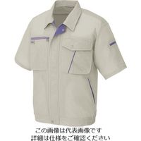 アイトス 半袖ブルゾン(男女兼用) アースグレー 6L 231-003-6L 1着 144-9934（直送品）