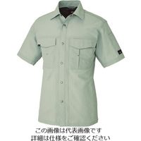 アイトス 半袖シャツ(男女兼用) アースグリーン L 1637-005-L 1着 144-7106（直送品）