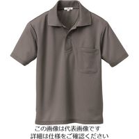 アイトス 吸汗速乾(クールコンフォート)半袖ポロシャツ(男女兼用) チャコールグレー 6L 10579-044-6L 1着 145-3668（直送品）
