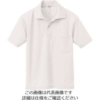 アイトス 吸汗速乾(クールコンフォート)半袖ポロシャツ(男女兼用) ホワイト 4L 10579-001-4L 1着 145-0468（直送品）