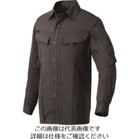 アイトス 長袖シャツ(男女兼用) チャコール 6L 30535-014-6L 1着 145-0605（直送品）