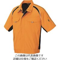 アイトス 半袖ブルゾン オレンジ L 1732-063-L 1着 144-2199（直送品）