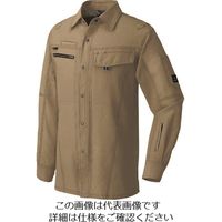 アイトス 長袖シャツ(男女兼用) カーキ 6L 30435-025-6L 1着 145-0614（直送品）