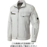 アイトス 長袖サマーブルゾン(男女兼用) ライトグレー 6L 30430-004-6L 1着 144-0757（直送品）