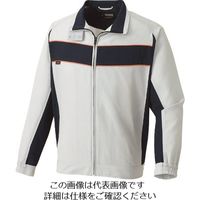 アイトス 長袖ブルゾン(男女兼用) ライトグレー×ディープネイビー L 3630-004-L 1着 145-3265（直送品）
