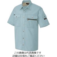 アイトス 半袖シャツ(男女兼用) サファイアブルー L 3237-072-L 1着 143-3004（直送品）