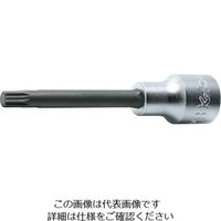 山下工業研究所 コーケン 12.7mm差込 3重4角ビットソケット全長100mm M18 4020.100-M18 1個 122-3000（直送品）