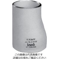 イノック エキセントリック・レジューサー SUS304 RE 100A×80A 呼び厚さ40S 806-5370（直送品）