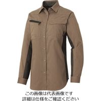 アイトス レディース長袖シャツ(薄地) モカ 4L 30645-024-4L 1着 143-6448（直送品）