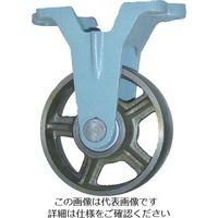 ヨドノ 鋳物車輪固定車付きベアリング入 200φ CB-K200 1個 133-7686（直送品）